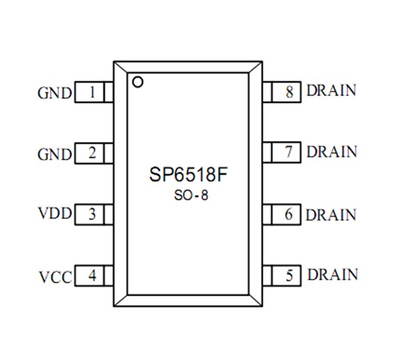 SP6518F，80V耐壓正負端同步整流，滿足六級能效